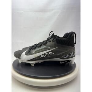 Nike Alpha Menace 4 Elite Mens Size 12 Football Cleats Black Gray FZ7701-001